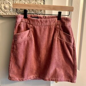 a.n.a Pink Mini Cargo Pencil Skirt